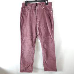Levi's Women Purple Velvet Pants Sz 12 NWT