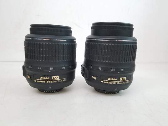 2 Nikon DX AF-S 18-55mm IS Zoom Lenses for Parts or Repair image number 2