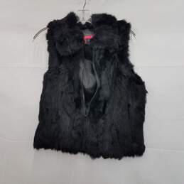 Jennyfer J Rabbit Fur Vest Size Large