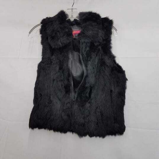 Jennyfer J Rabbit Fur Vest Size Large image number 1