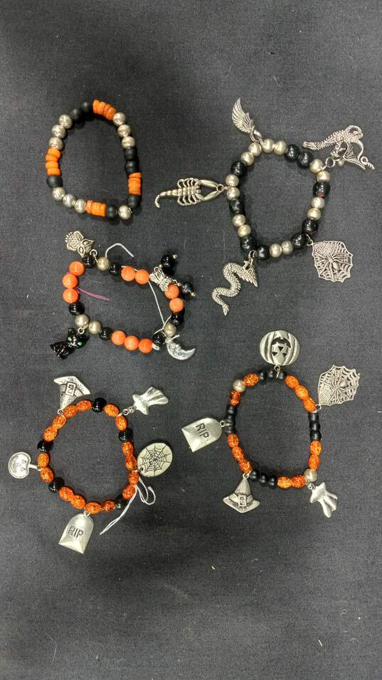 Set of Halloween Themed Costume Fashion Jewelry image number 3