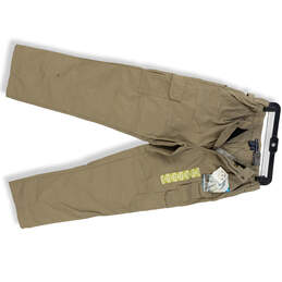 NWT Mens Gray Flat Front Straight Leg Taclite Pro Ripstop Cargo Pants Size 32X32