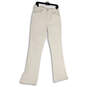 NWT Womens White Denim High Rise Light Wash Pockets Flared Jeans Size 30 image number 1