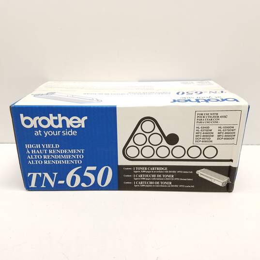Brother TN-650 Black Toner Cartridge image number 1