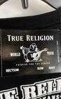 True Religion Women Black Cropped Logo T Shirt S image number 4