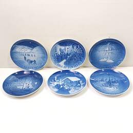 Set of 6 Copenhagen Porcelain Plates