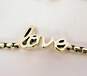 JAI John Hardy 925 Hope Love Faith Hammered Puffed Hearts Charms Rounded Box Chain Bracelet 14.1g image number 6