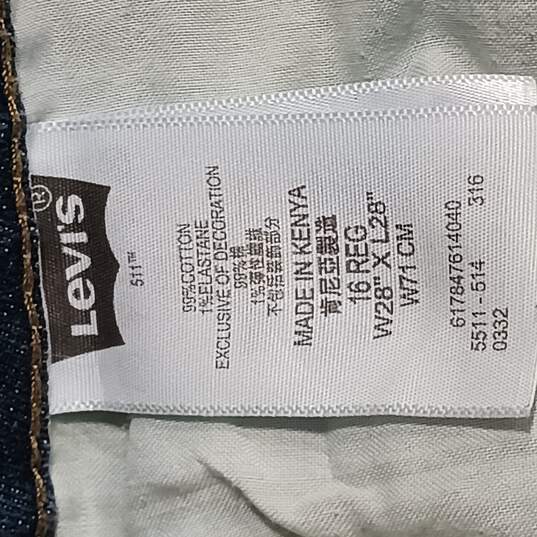 Buy the Levi's 511 Slim Jeans Men's Size 28x28 | GoodwillFinds