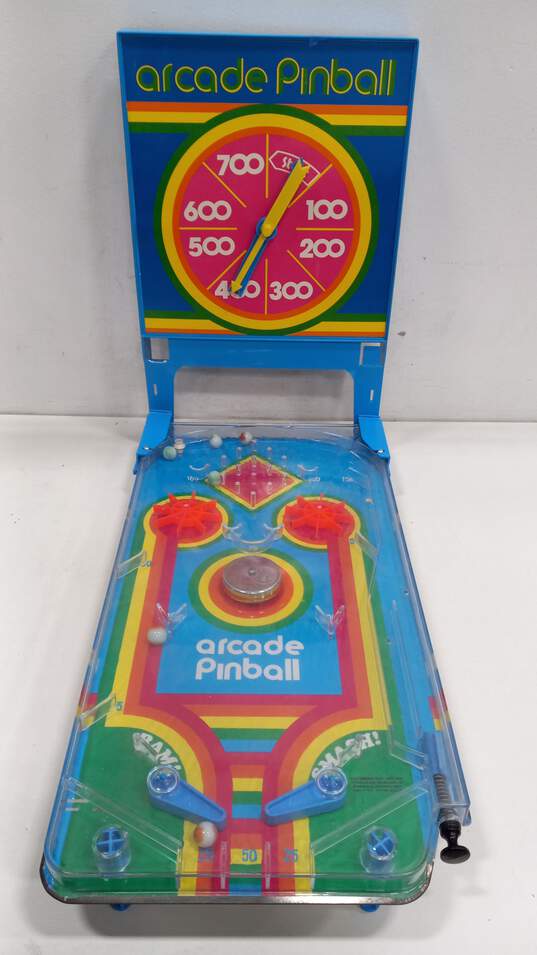 Vintage Wolverine Arcade Toy Pinball Machine image number 1