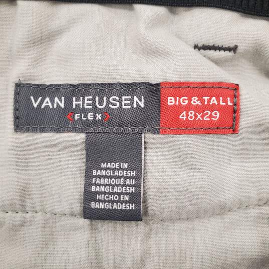 Van Heusen Men Grey Dress Pants Sz 48x29 NWT image number 3