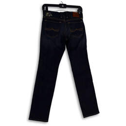NWT Womens Blue Denim Medium Wash Stretch Pockets Ankle Jeans Size 0/25 alternative image