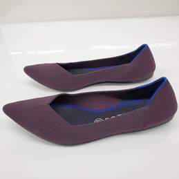 Rothy's Women's Purple Knit Pointed Toe Flats Size 10 alternative image