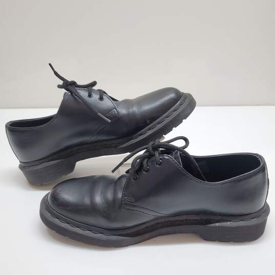 Dr. Martens  Mono Smooth Black Leather Oxford Comfort Shoes 14345 Size 8M/9L image number 1