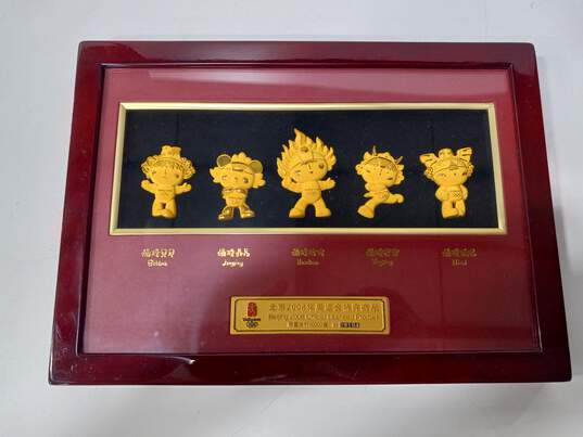 Beijing 2008 Olympic Games Mascots Framed Pin Set image number 1