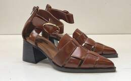Jeffrey Campbell Brown Heel Sandal Women 7