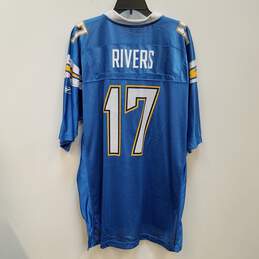 Mens Blue Los Angeles Chargers Philip Rivers#17 Football NFL Jersey Size XL alternative image