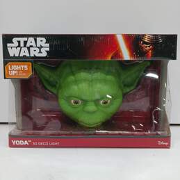 Star Wars Yoda 3D Wall Decoration Light w/Box