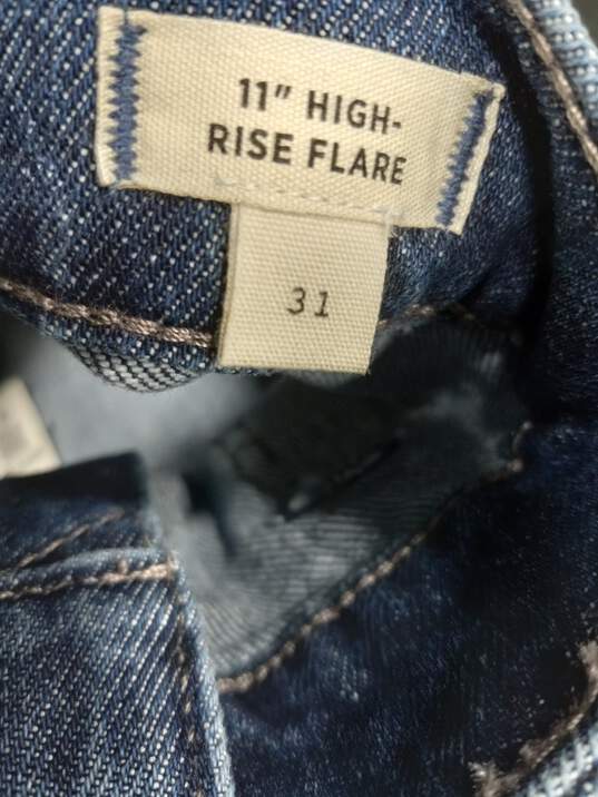Women's Madewell 11" High-Rise Flare Jean Sz 31 NWT image number 4