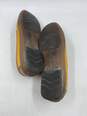 Authentic Salvatore Ferragamo Mustard Leather-Trim Loafer W 8B image number 8