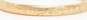 Vintage 10K Gold Etched Filigree Hinged Bangle Bracelet For Repair 7.0g image number 2