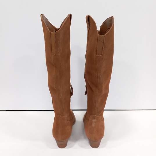 Dolce Vita Women's Brown Suede Boots Size 10 image number 4