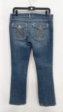 Wrangler Rock 47 Women's Low Rise Blue Jeans Size 5/6x34 alternative image