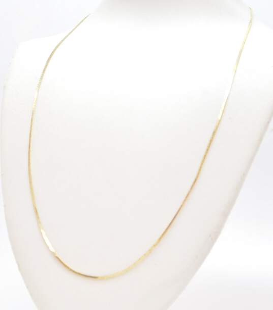 14K Yellow Gold Chain Necklace 1.7g image number 3