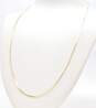 14K Yellow Gold Chain Necklace 1.7g image number 3
