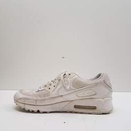 Nike Air Max 90 Recraft Triple White Athletic Shoes Men's Size 11.5 alternative image