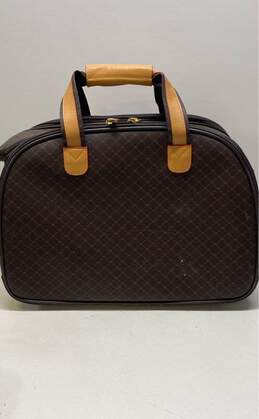 Rioni Signature Brown 21-Inch Rolling Fashion Duffel Bag alternative image