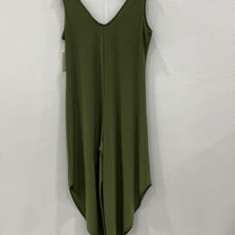 NWT Womens Green Stylish V-Neck Sleeveless Mini Dress Size Small alternative image