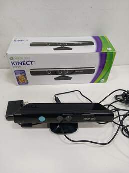 Xbox 360 Kinect Sensor Camera & Kinect IOB w/ 5 Assorted Video Games alternative image
