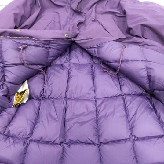Women's Purple Eddie Bauer Goose Down Insulated Coat (Size L) image number 5