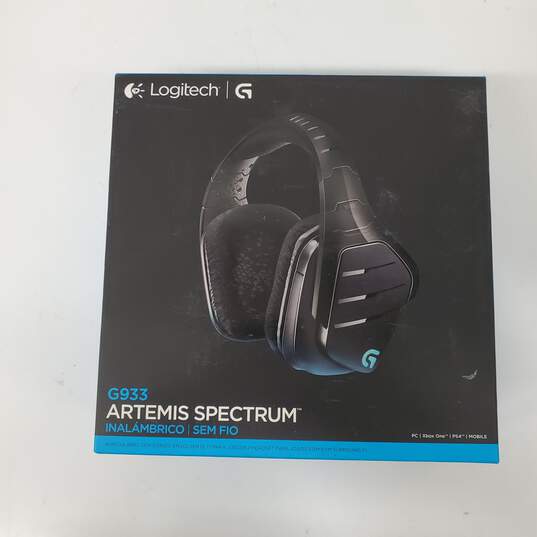Logitech G933 Artemis Spectrum Bluetooth Gaming Headphones Untested image number 1