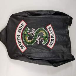 Riverdale South Side Serpent Youth Black Leather Jacket M(18) alternative image