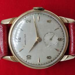 Hamilton 14k Gold Vintage Automatic Manual Watch 29.6g