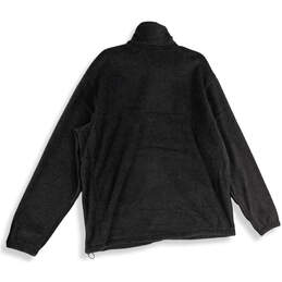 NWT Mens Gray Mock Neck Long Sleeve Full-Zip Fleece Jacket Size XXL alternative image