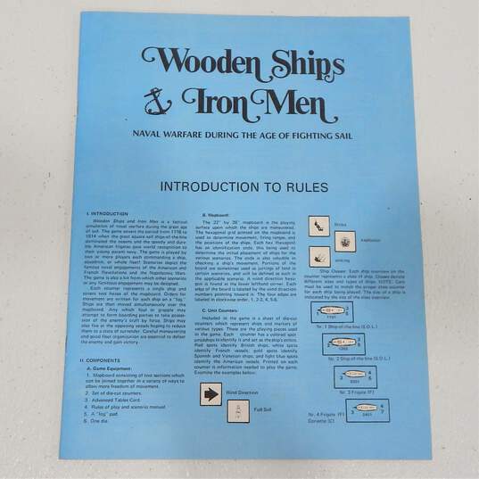 Vintage 1975 Avalon Hill Wooden Ships & Iron Men War Board Game image number 6