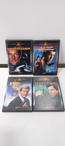 Bundle of 4 Assorted James Bond DVDs