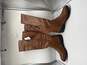 Womens Duluth 100-1576 Brown Leather Mid Calf Riding Boots Size 10 M image number 2