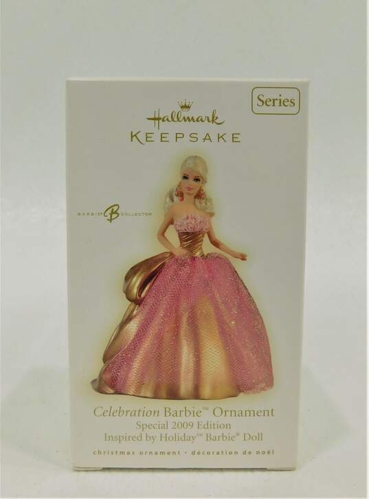 Hallmark Keepsake Celebration Barbie Ornament Special 2009 Edition IOB image number 1