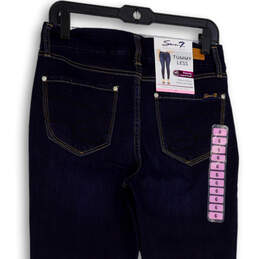 NWT Womens Blue Denim Tummyless High Rise Slimming Skinny Leg Jeans Size 6