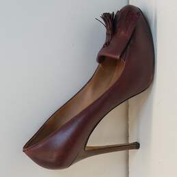Ann Taylor Burgundy Heels Size 8.5