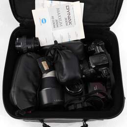 Minolta Maxxum 300si SLR 35mm Film Camera W/ Lenses Flash Manual