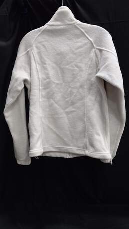 White Fleece Columbia Full Zip Jacket Size M alternative image
