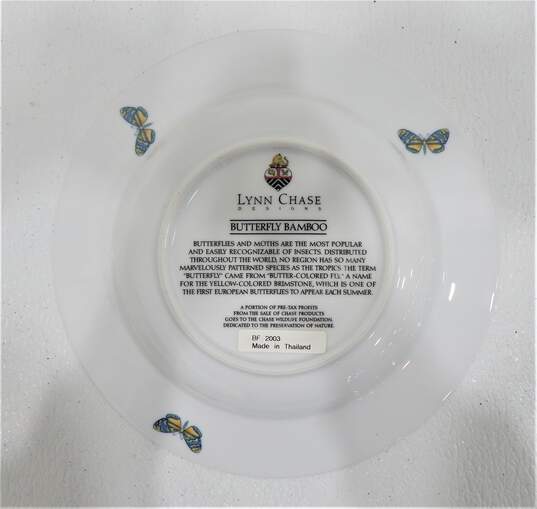 Butterfly Bamboo Set By Lynn Chase 9 Inch Large Rim Soup Bowl image number 2