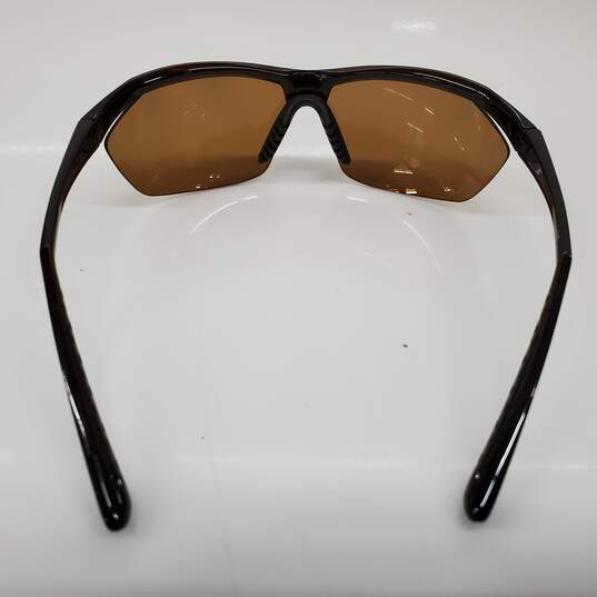 Nike Tailwind Brown Semi-Rimless Polarized Sunglasses image number 5
