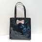 Ted Baker Bow Classic Plastic Tote Black image number 1