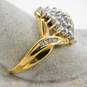 14K Yellow Gold 0.49 CTTW Round & Baguette Diamond Ring 3.7g image number 3
