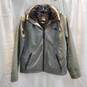 The North Face Windwall Gray Full Zip Hooded Jacket Women's Size L image number 1